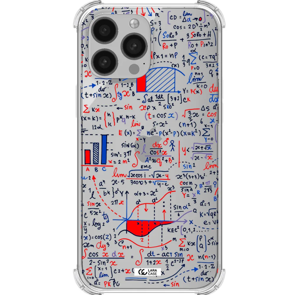 Math Blackboard Apple iPhone 13 Pro Clear PC Case