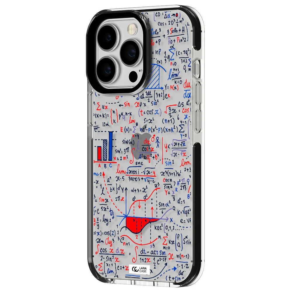 Math Blackboard Apple iPhone 13 Pro impact black border Case