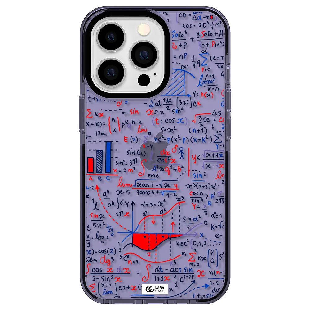 Math Blackboard Apple iPhone 13 Pro impact Lilac Case
