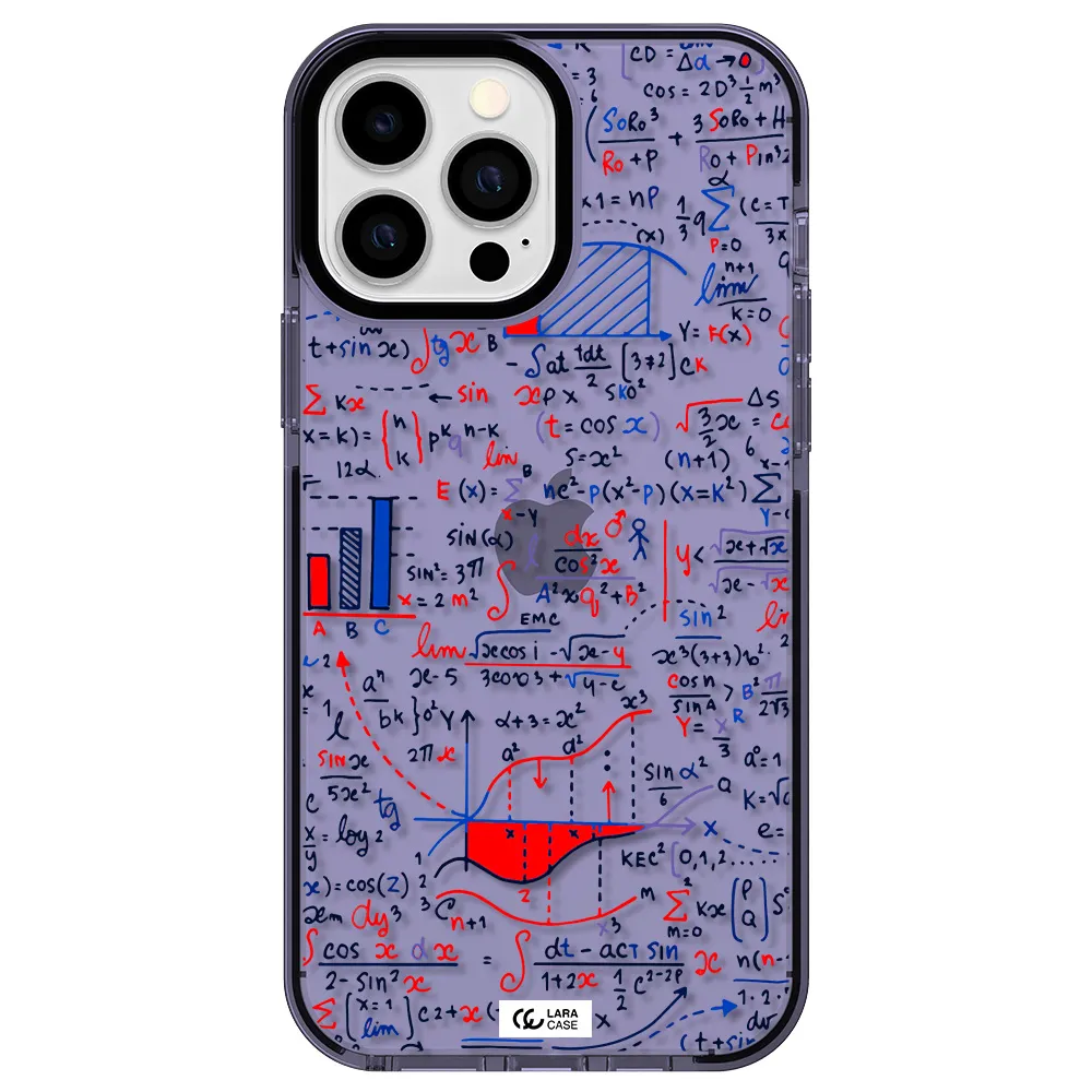 Math Blackboard Apple iPhone 13 Pro Max impact Lilac Case