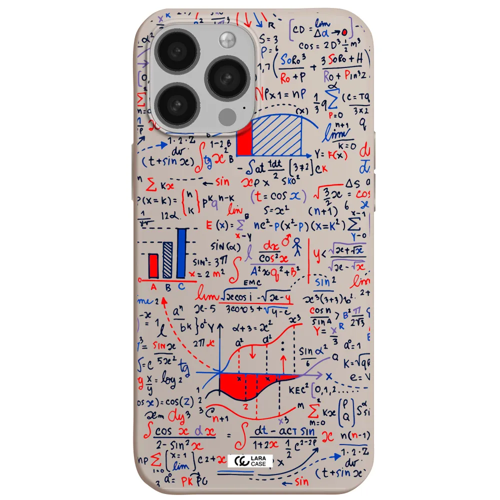 Math Blackboard Apple iPhone 13 Pro Silicone Stone Case