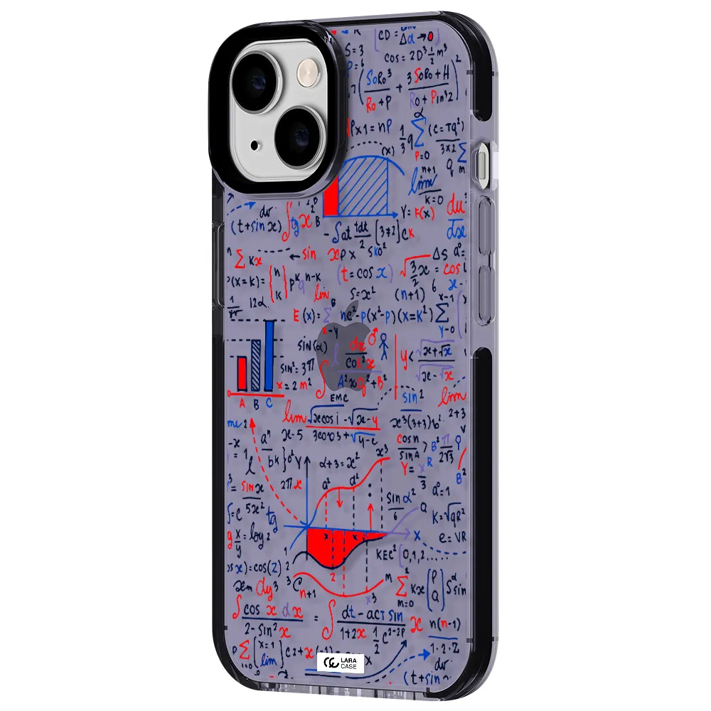 Math Blackboard Apple iPhone 14 impact Lilac Case