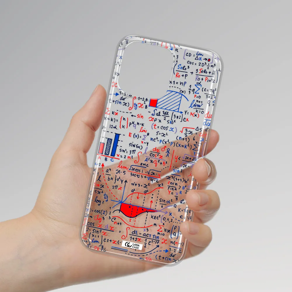 Math Blackboard Apple iPhone 14 pro Clear TPU Case