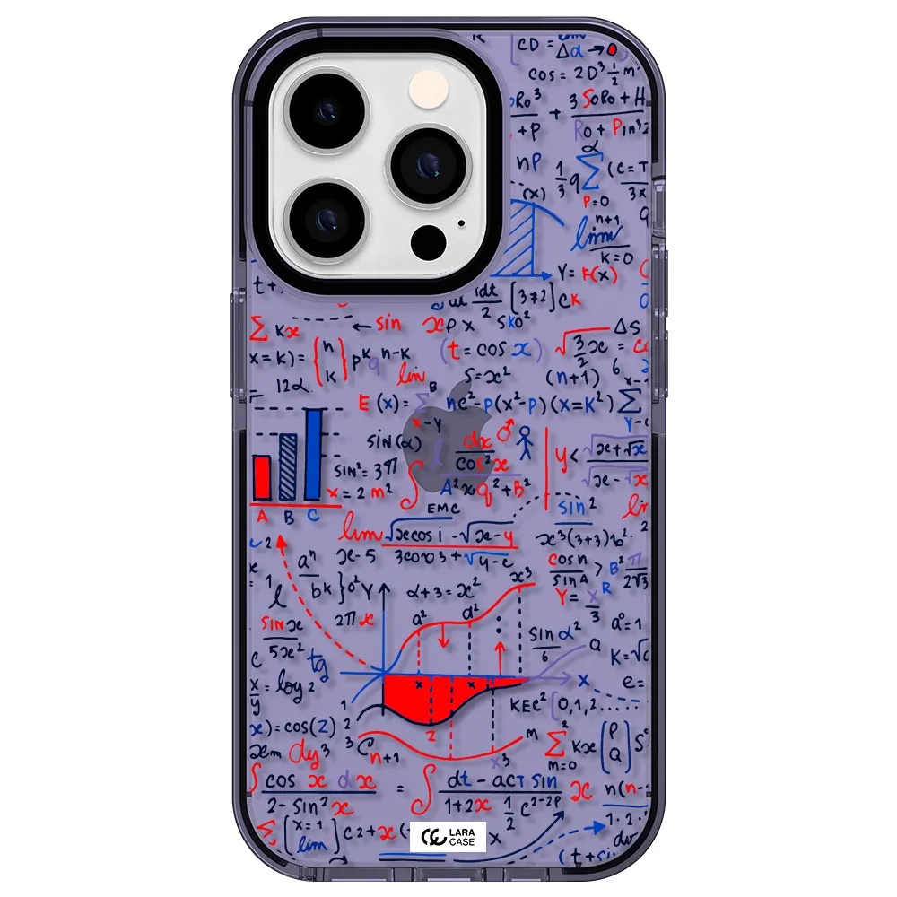 Math Blackboard Apple iPhone 14 pro impact Lilac Case
