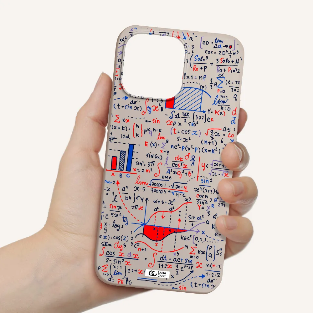 Math Blackboard Apple iPhone 14 pro Silicone Stone Case