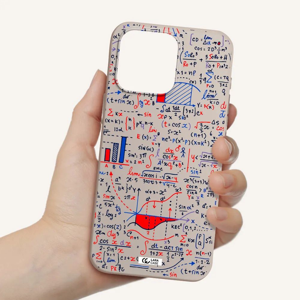 Math Blackboard Apple Iphone 15 Pro max Silicone Stone Case