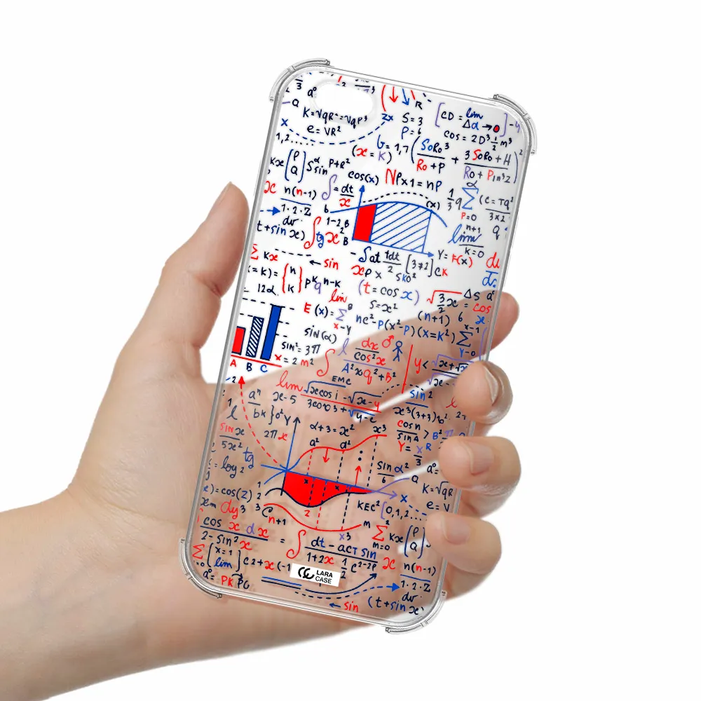Math Blackboard Apple iPhone 6 plus Clear PC Case