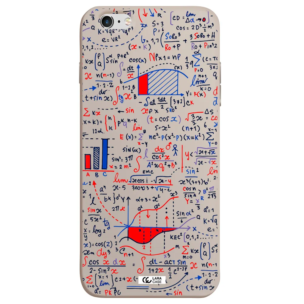 Math Blackboard Apple iPhone 6 plus Silicone Stone Case
