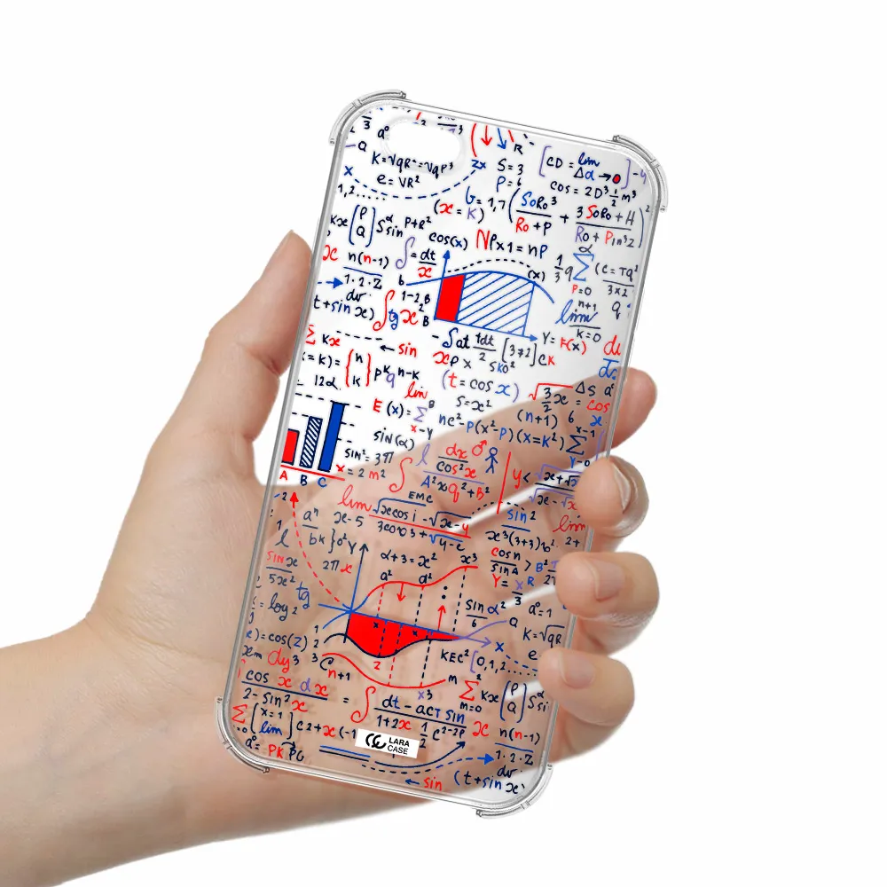 Math Blackboard Apple iPhone 6 s plus Clear PC Case