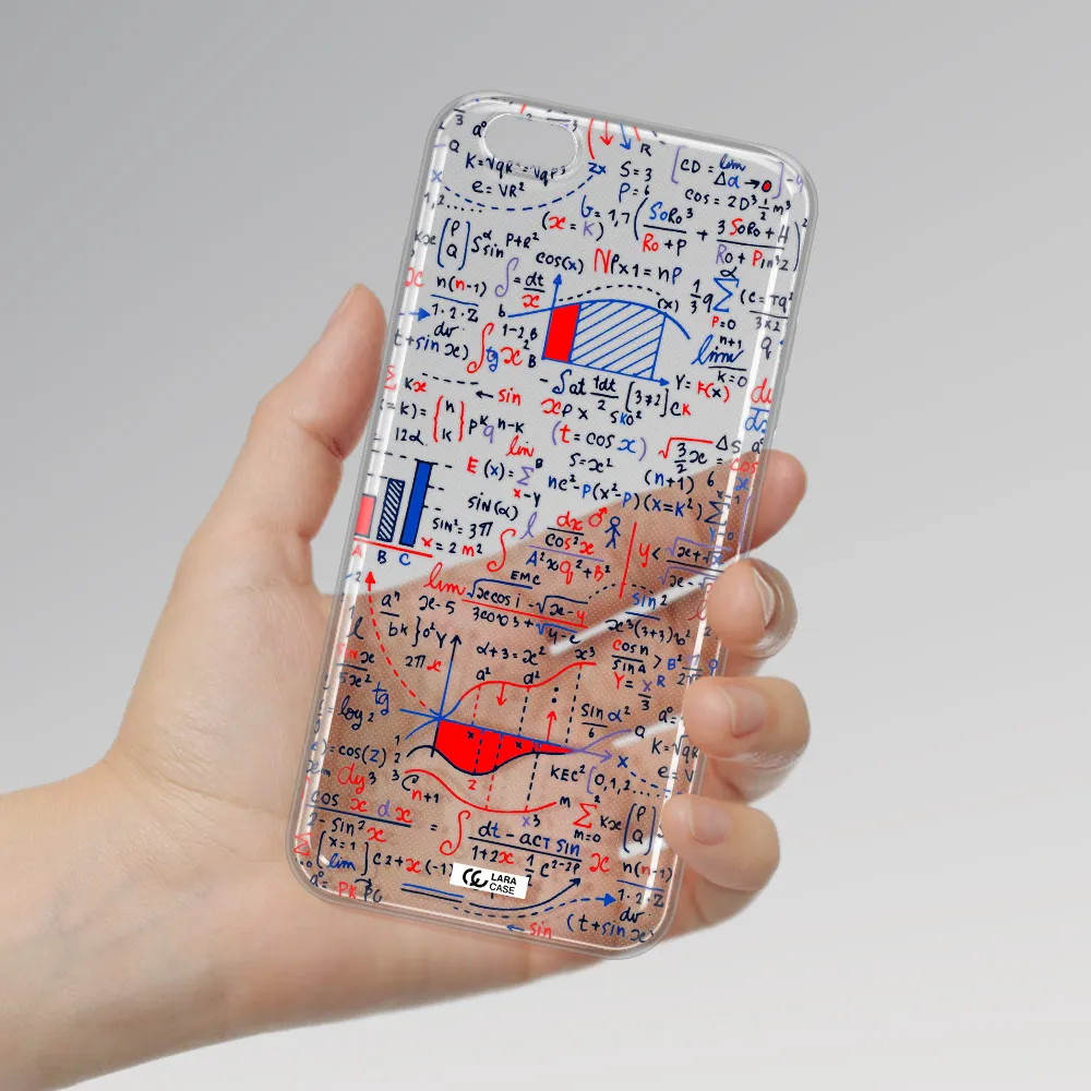 Math Blackboard Apple iPhone 6 s plus Clear TPU Case