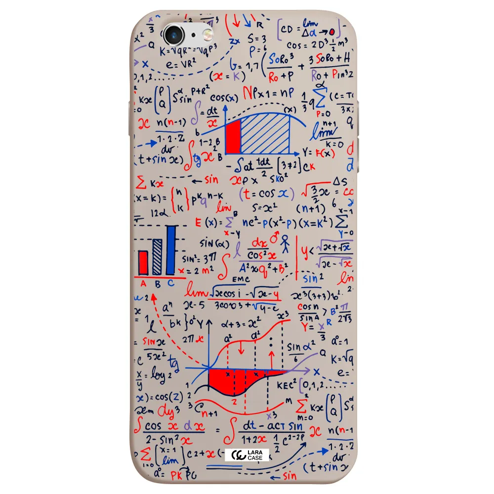 Math Blackboard Apple iPhone 6 s plus Silicone Stone Case