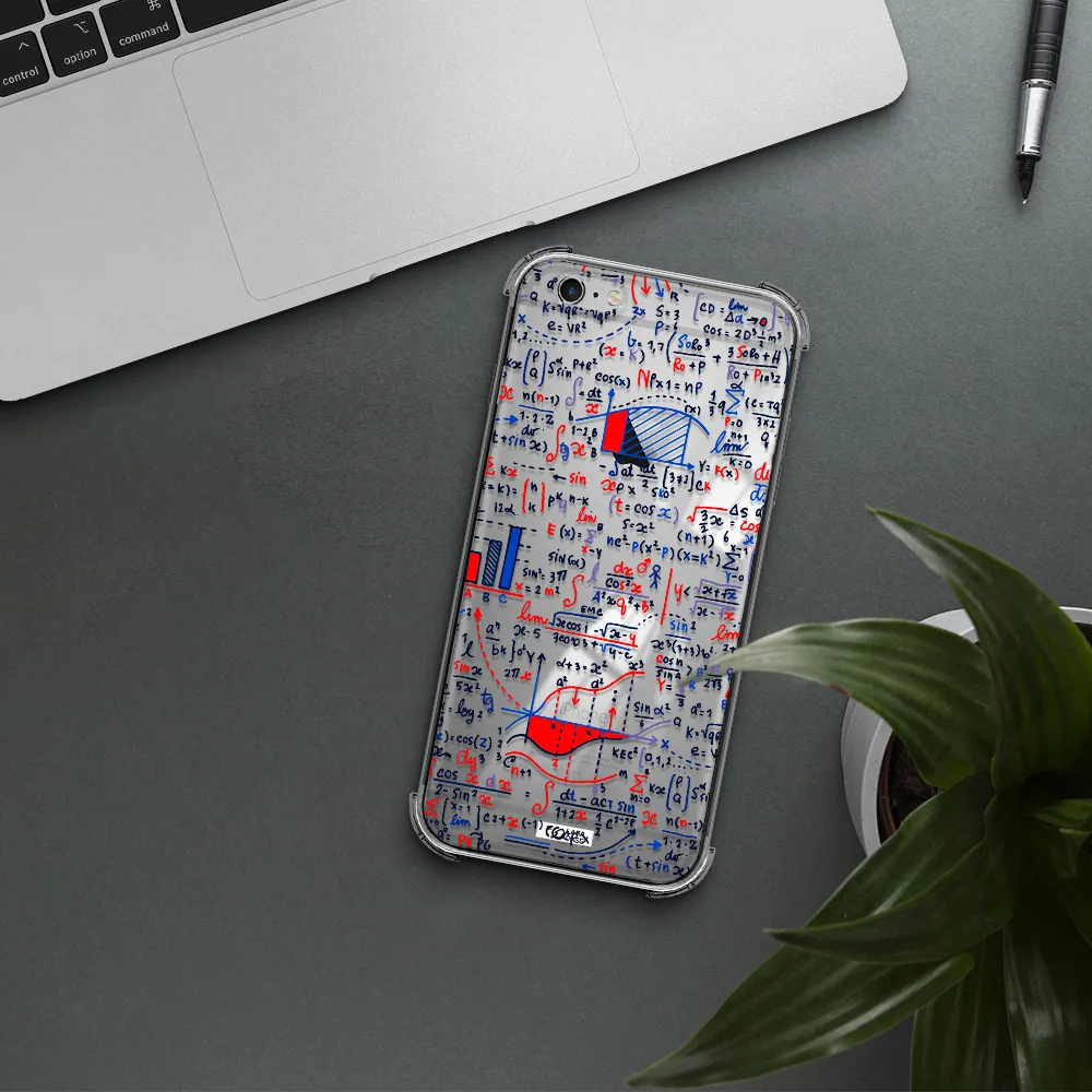 Math Blackboard Apple iPhone 6S Clear PC Case