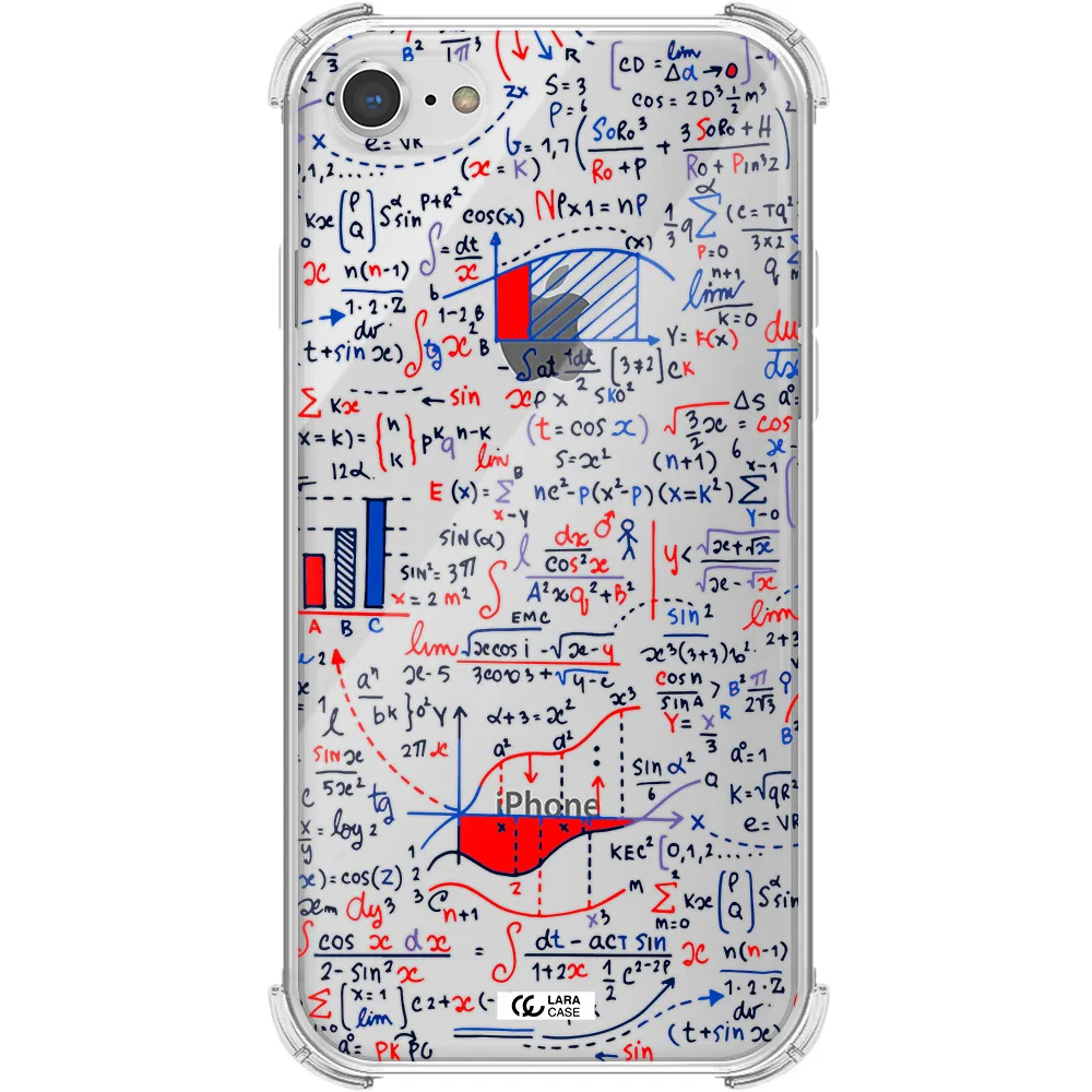 Math Blackboard Apple iPhone 7 Clear PC Case