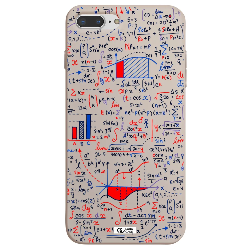 Math Blackboard Apple iPhone 7 plus Silicone Stone Case