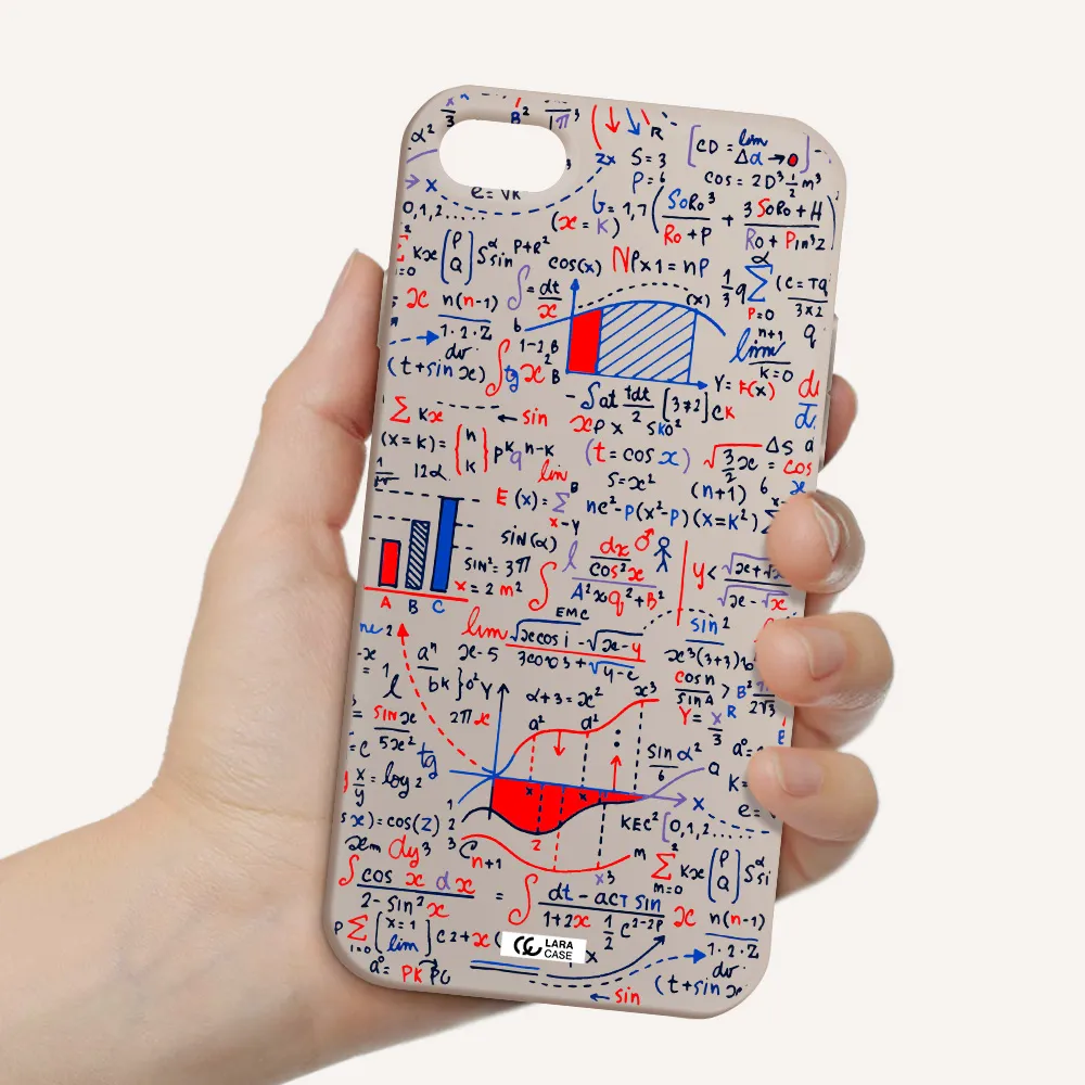 Math Blackboard Apple iPhone 7 Silicone Stone Case