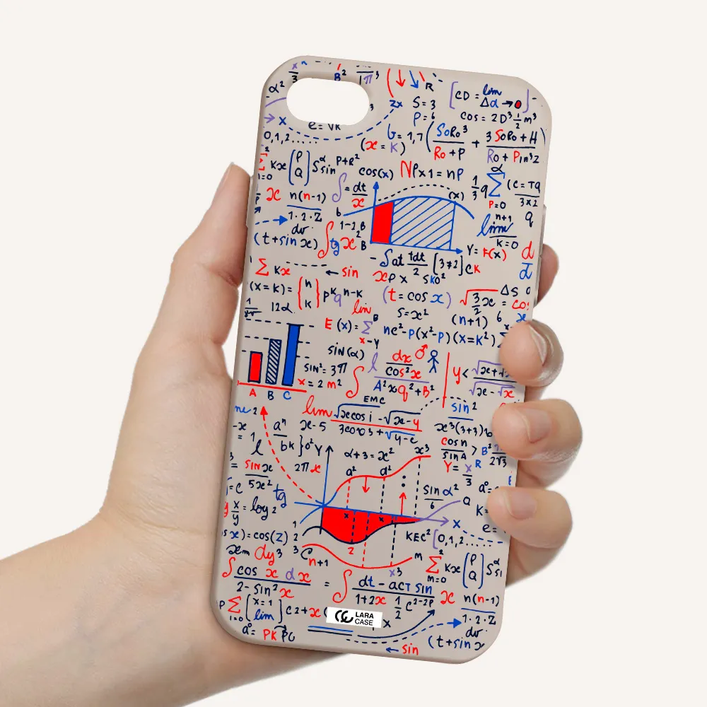 Math Blackboard Apple iPhone 8 Silicone Stone Case