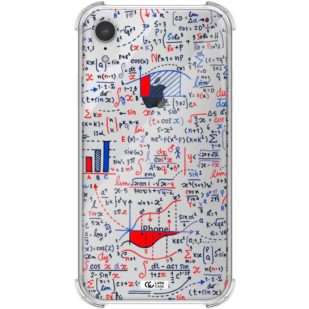 Math Blackboard Apple iPhone XR Clear PC Case