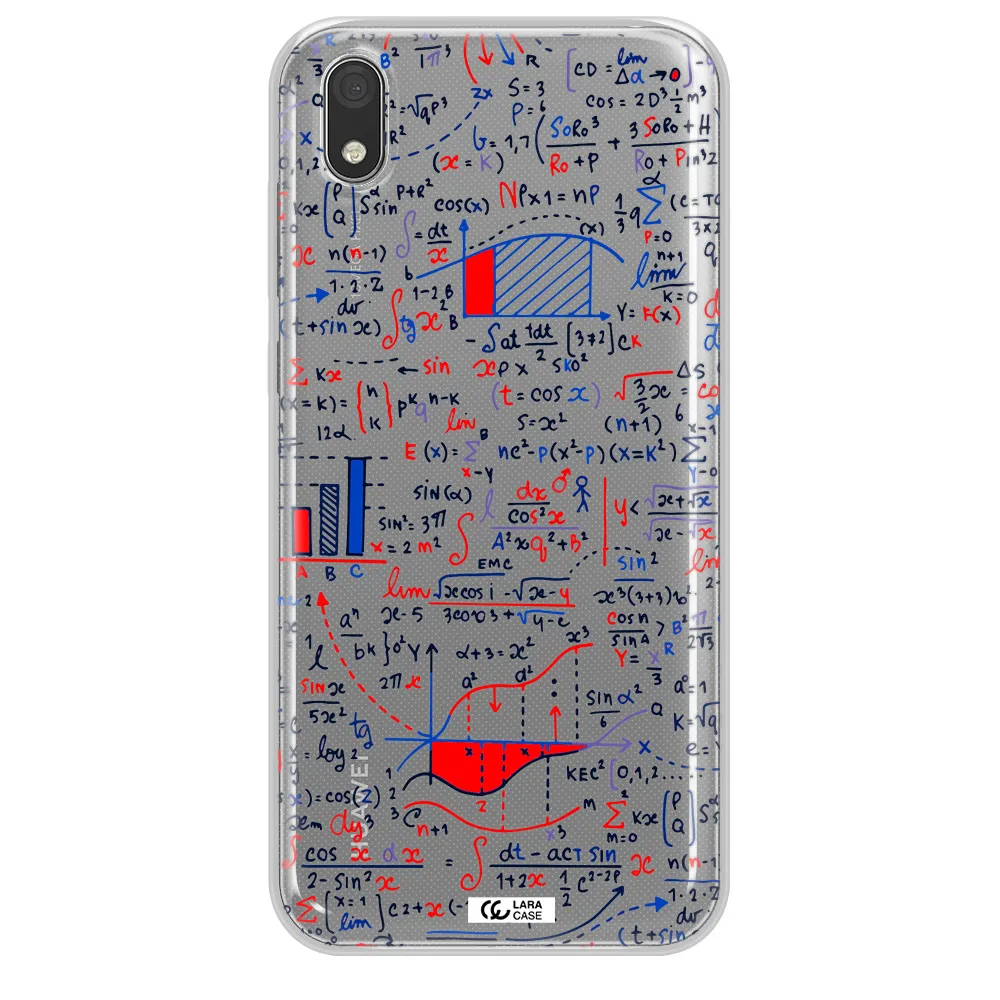 Math Blackboard Huawei Honor 8S Clear TPU Case