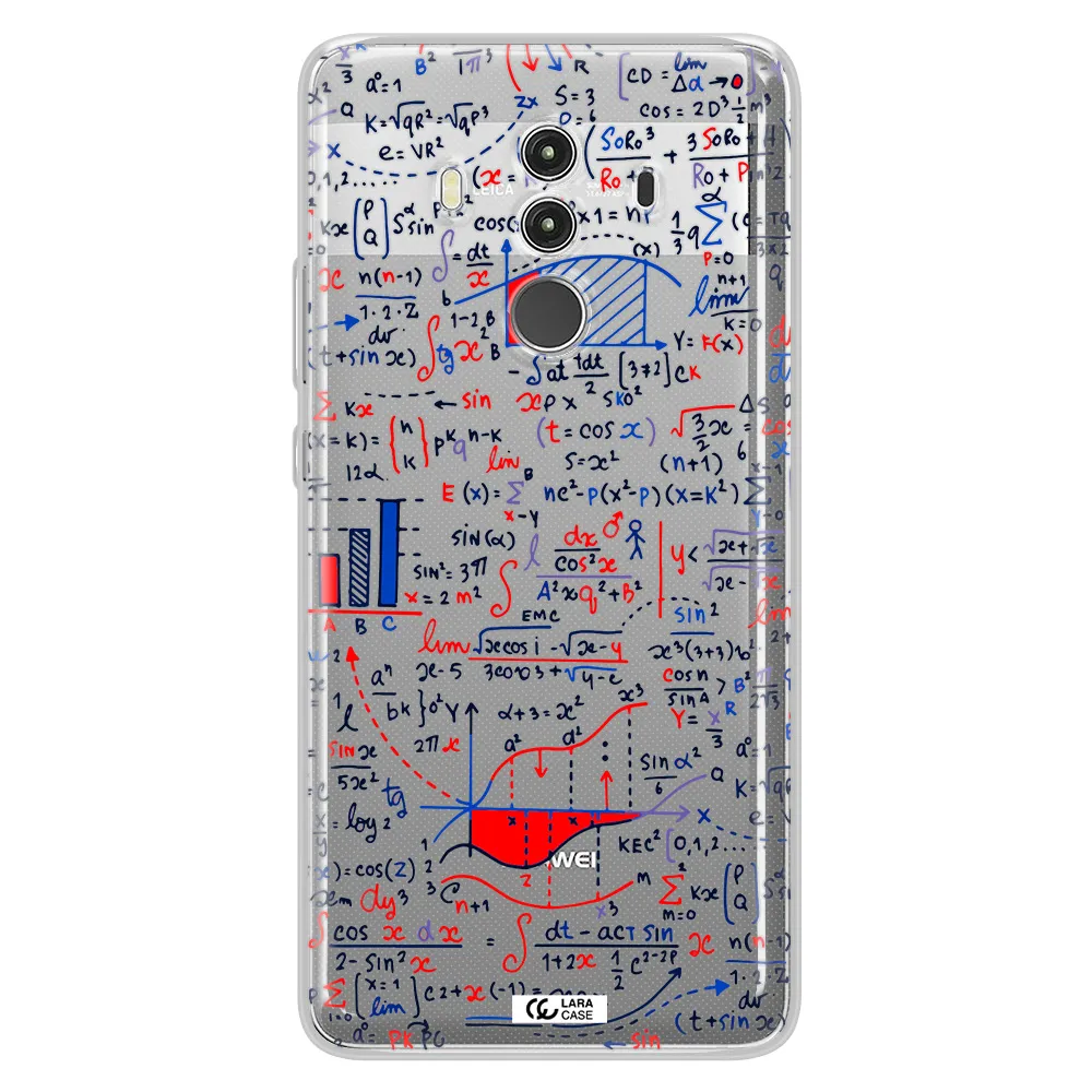 Math Blackboard Huawei Mate 10 Clear TPU Case