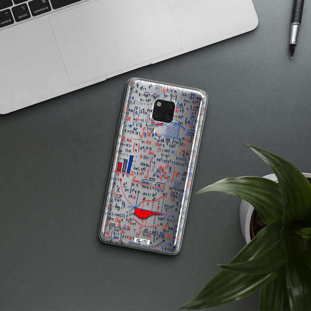 Math Blackboard Huawei Mate 20X Clear TPU Case