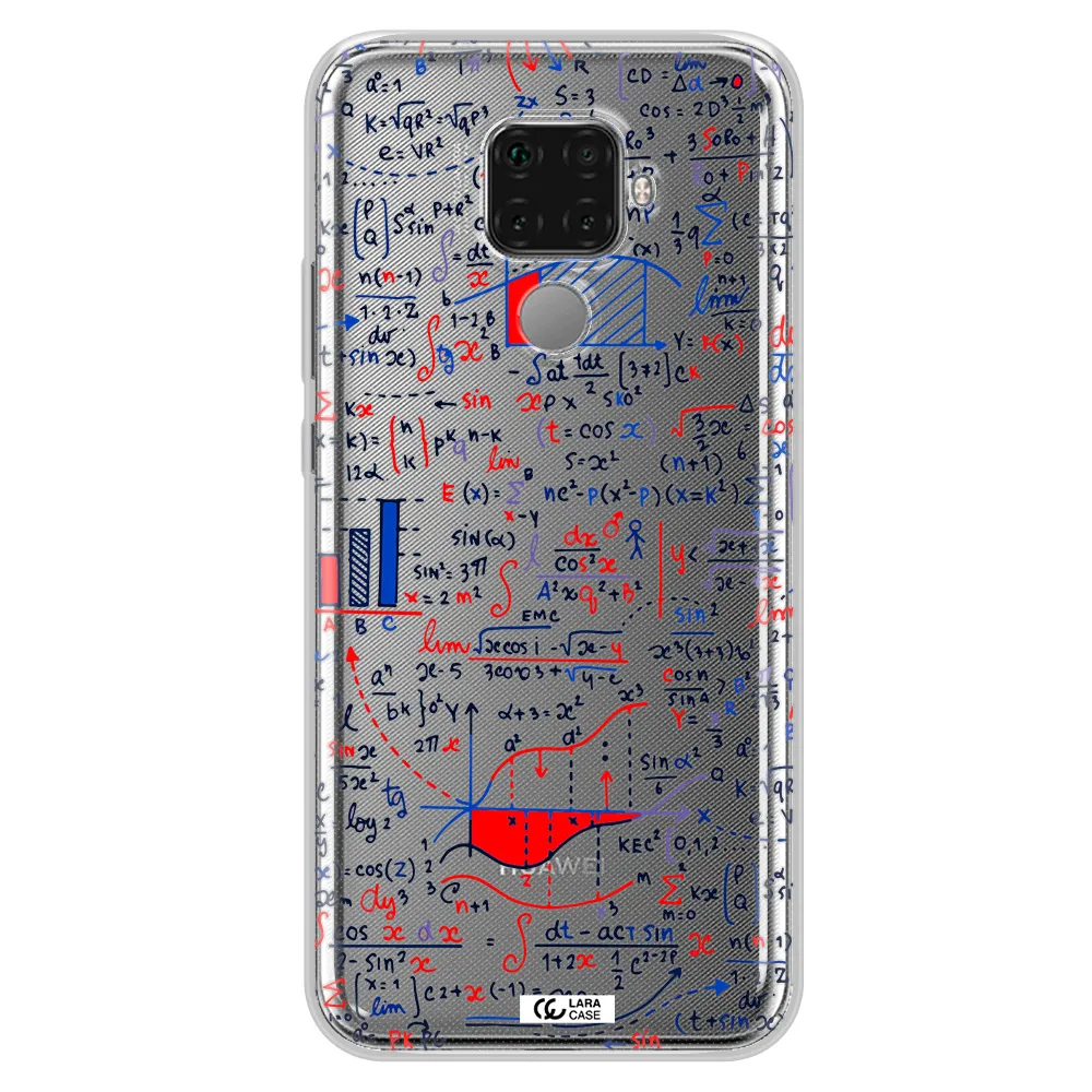 Math Blackboard Huawei Mate 30 Lite Clear TPU Case