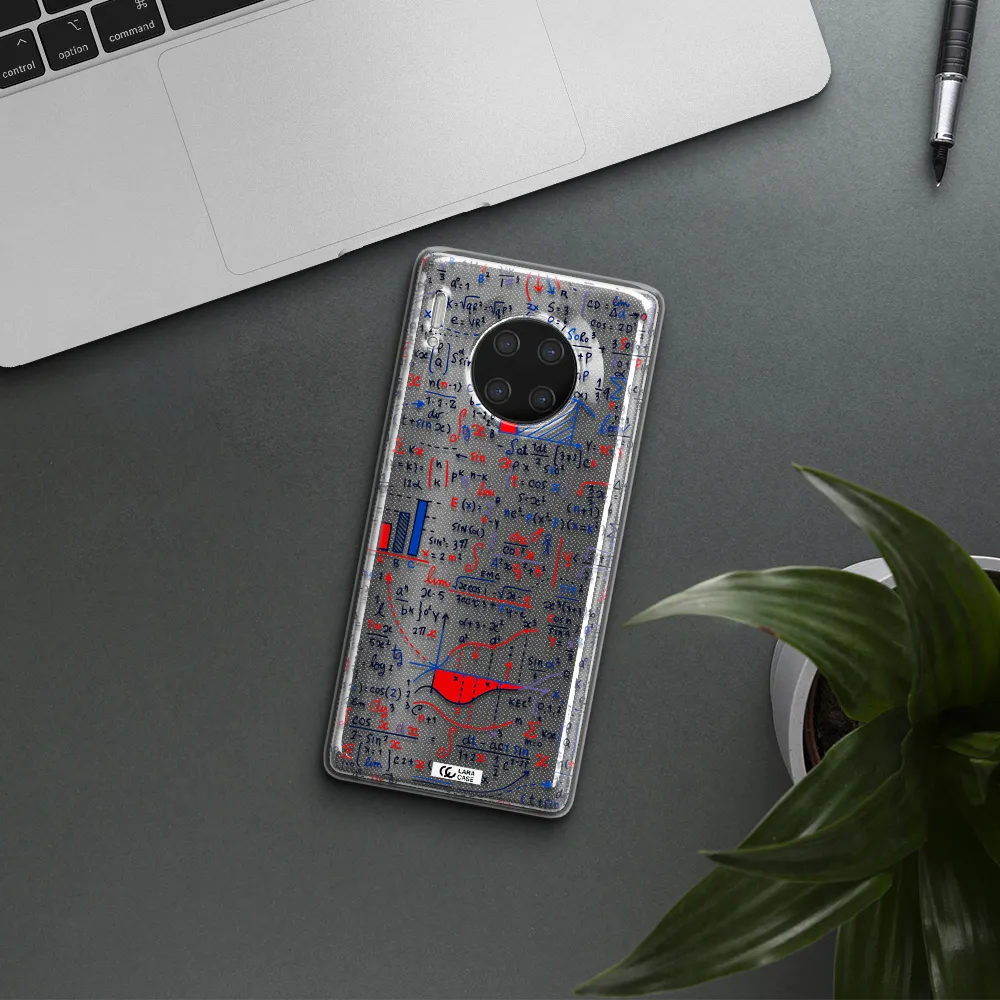 Math Blackboard Huawei Mate 30 Pro Clear TPU Case