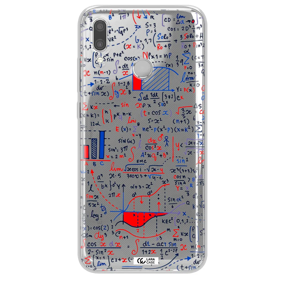 Math Blackboard Huawei P Smart 2019 Clear TPU Case