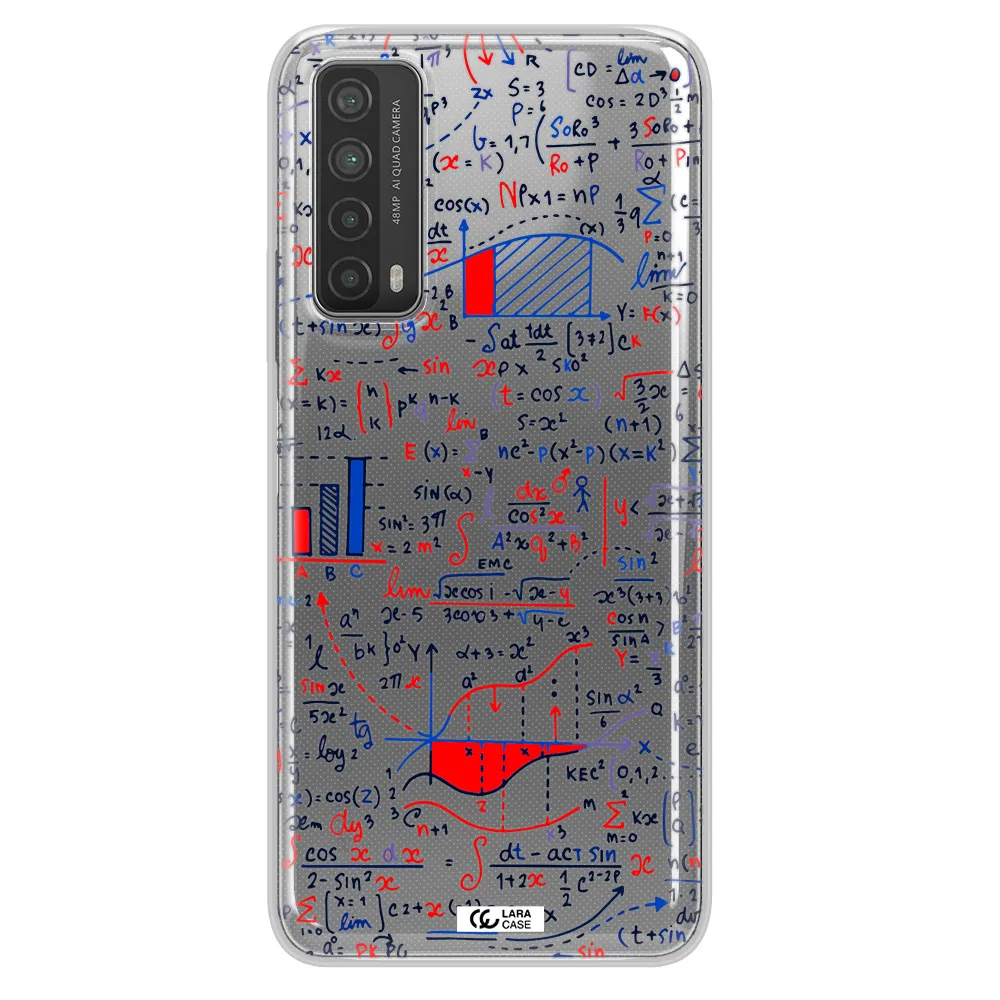 Math Blackboard Huawei P Smart 2021 Clear TPU Case