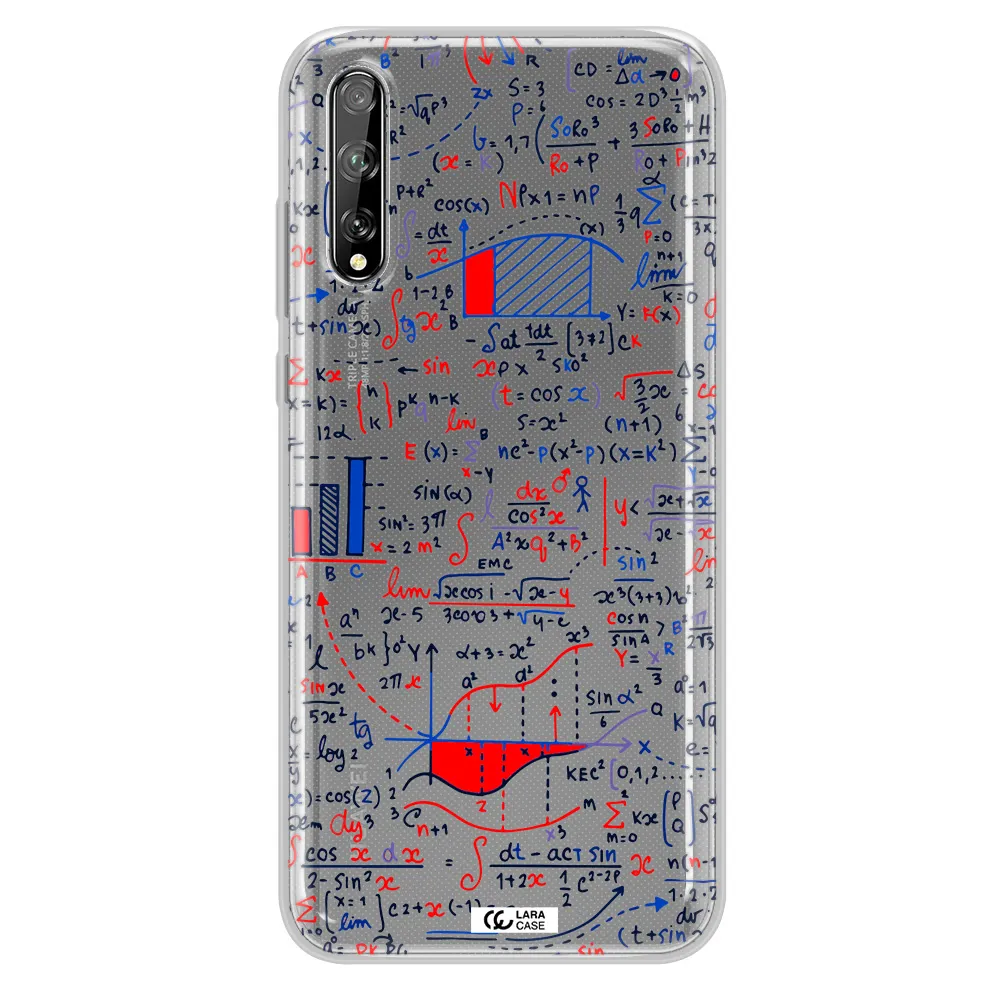 Math Blackboard Huawei P Smart S Clear TPU Case