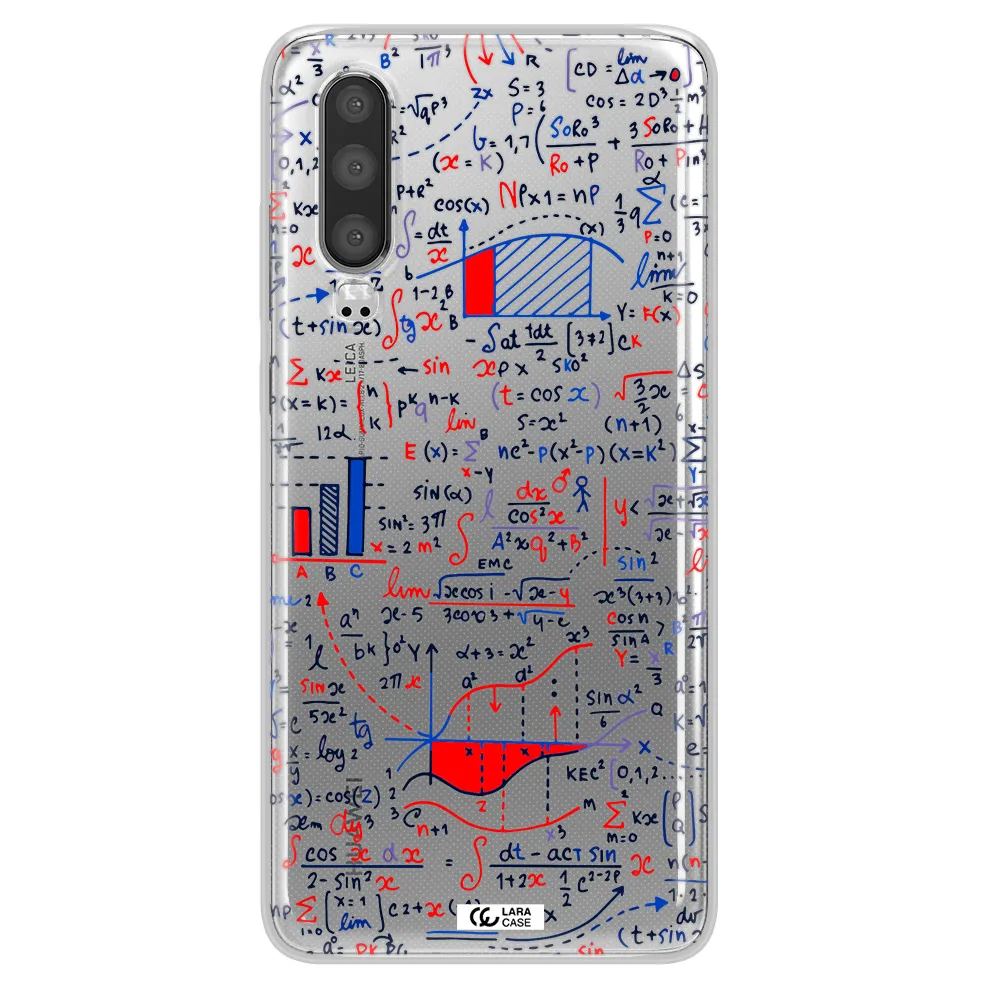 Math Blackboard Huawei P30 Clear TPU Case