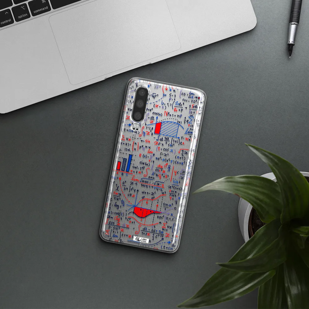 Math Blackboard Huawei P30 Clear TPU Case