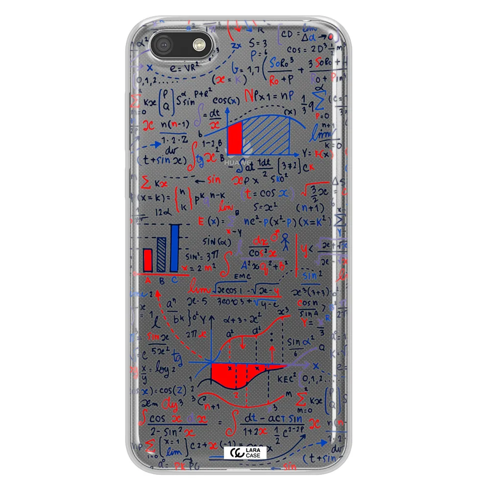 Math Blackboard Huawei Y5 2018 Clear TPU Case