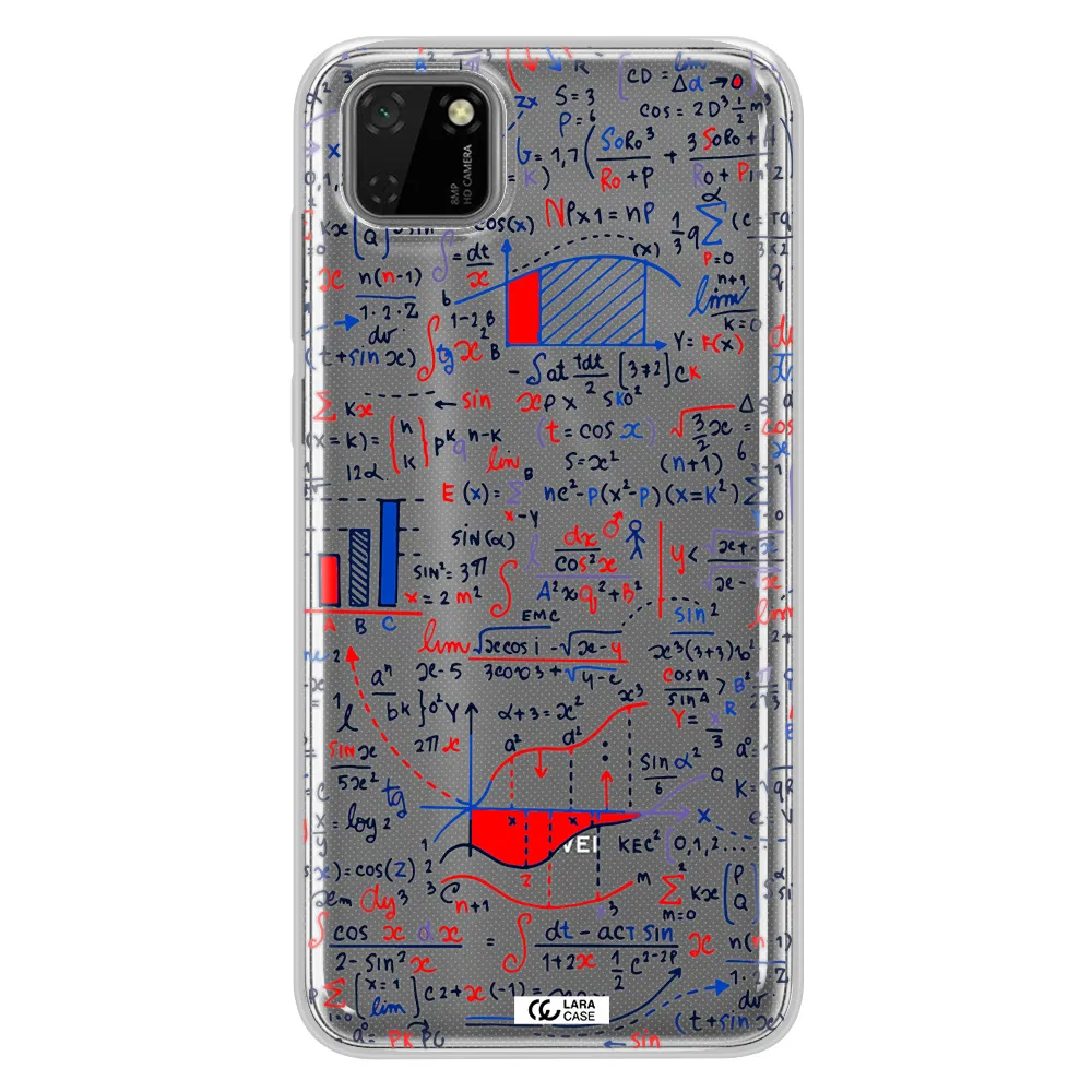 Math Blackboard Huawei Y5P Clear TPU Case