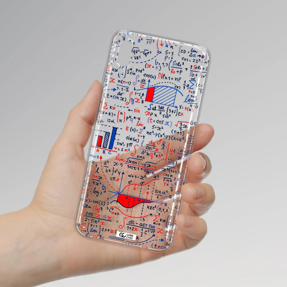 Math Blackboard Huawei Y6 Pro 2019 Clear TPU Case