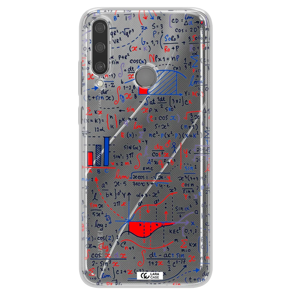 Math Blackboard Huawei Y6P Clear TPU Case