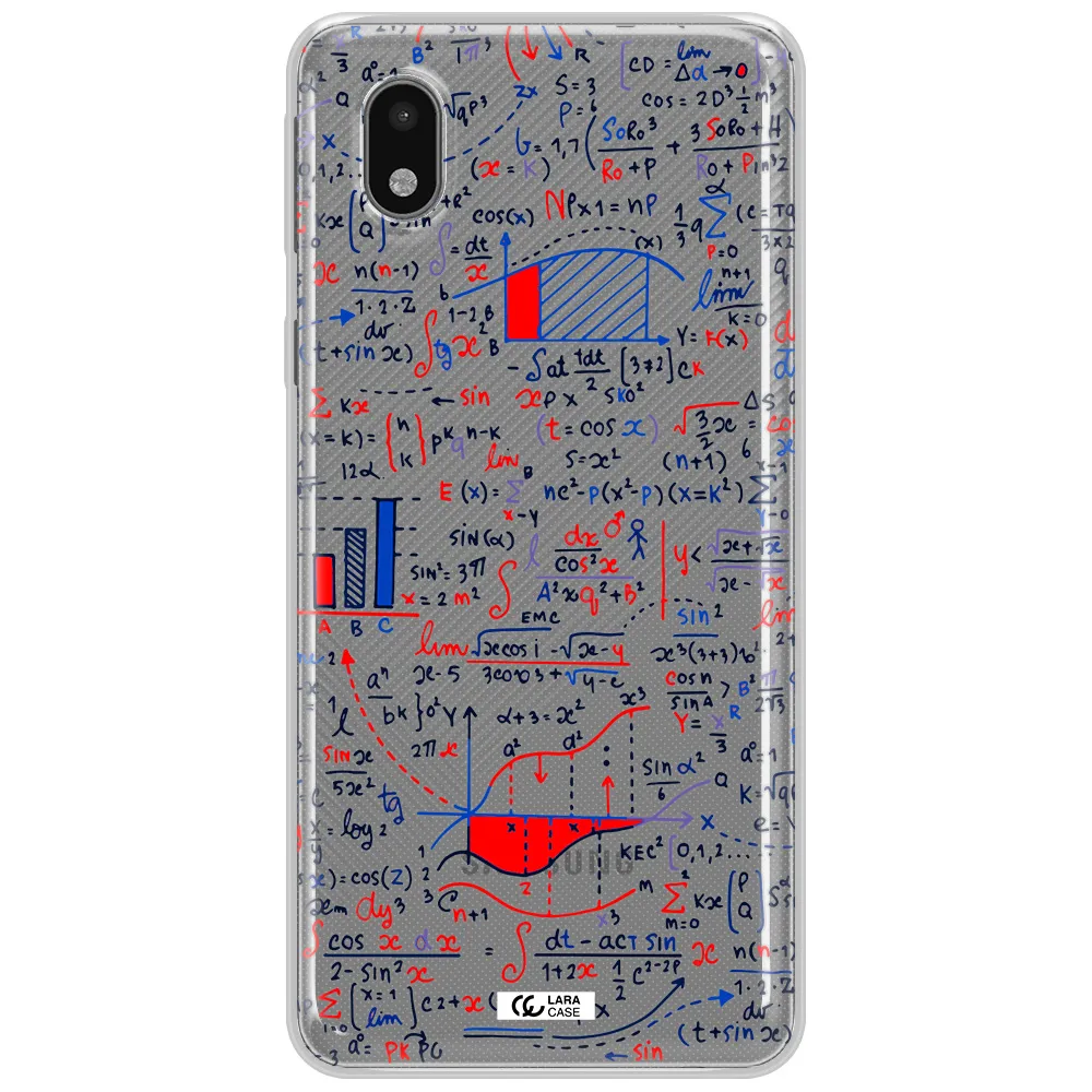 Math Blackboard Samsung A01 Core Clear Tpu Case