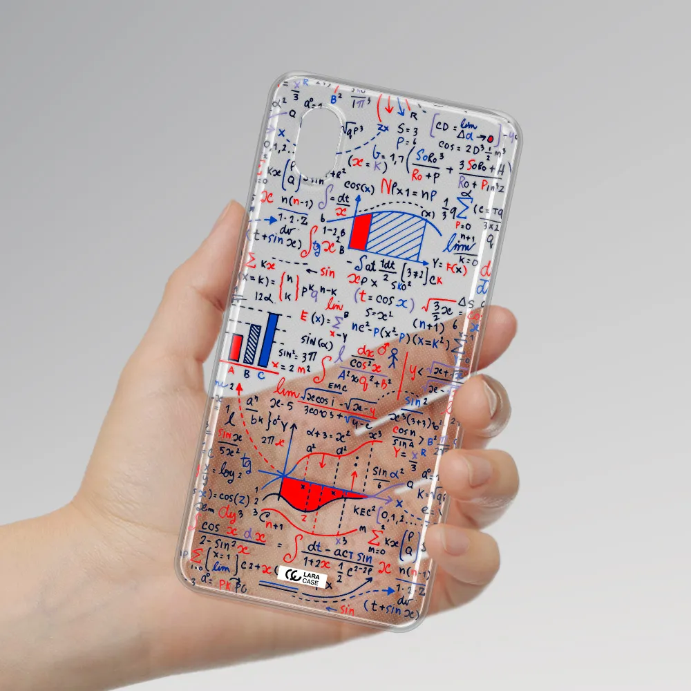 Math Blackboard Samsung A01 Core Clear Tpu Case