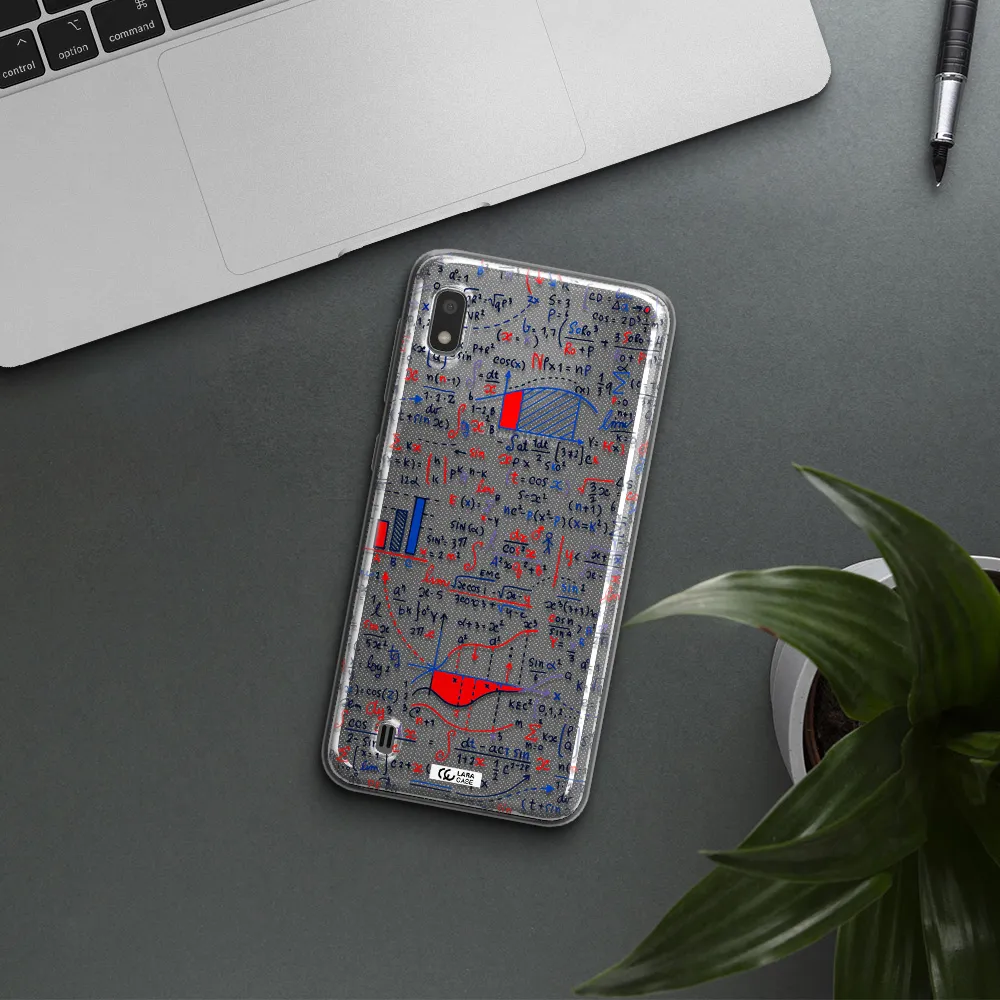 Math Blackboard Samsung A10 Clear TPU Case