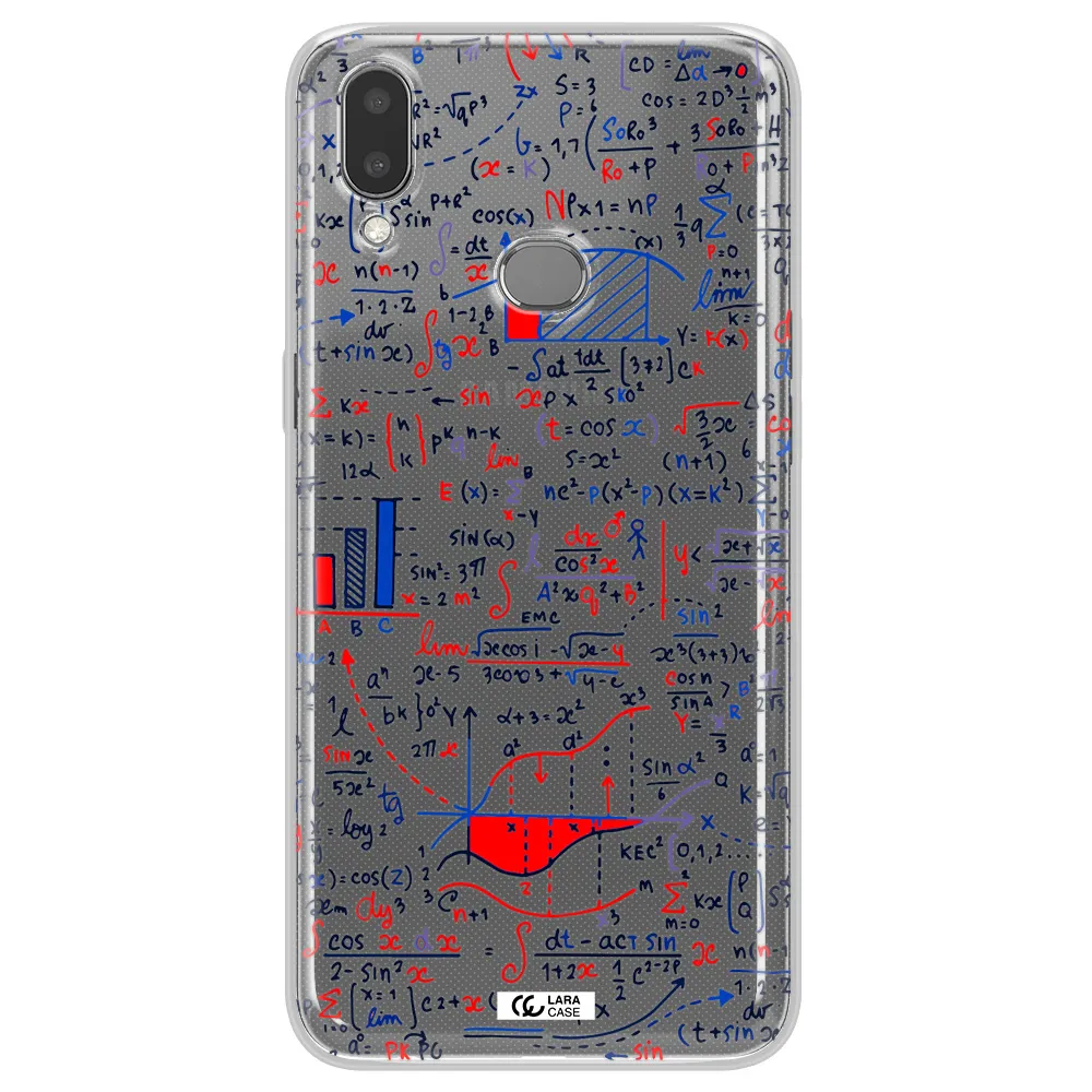 Math Blackboard Samsung A10S Clear TPU Case
