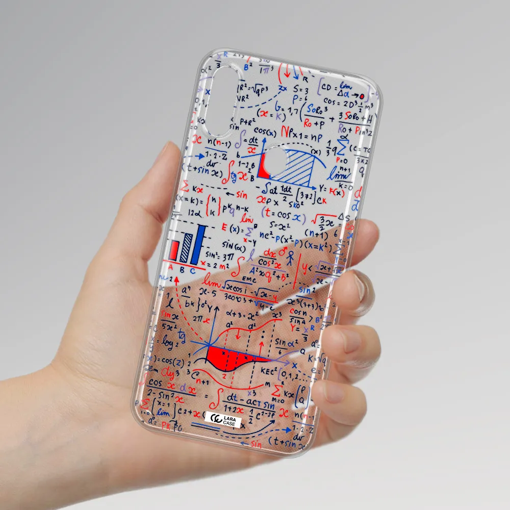 Math Blackboard Samsung A11 Clear TPU Case