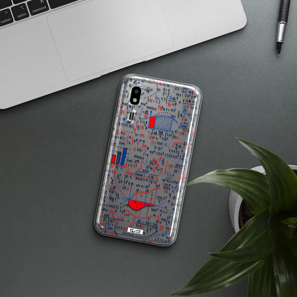 Math Blackboard Samsung A2 Core Clear TPU Case