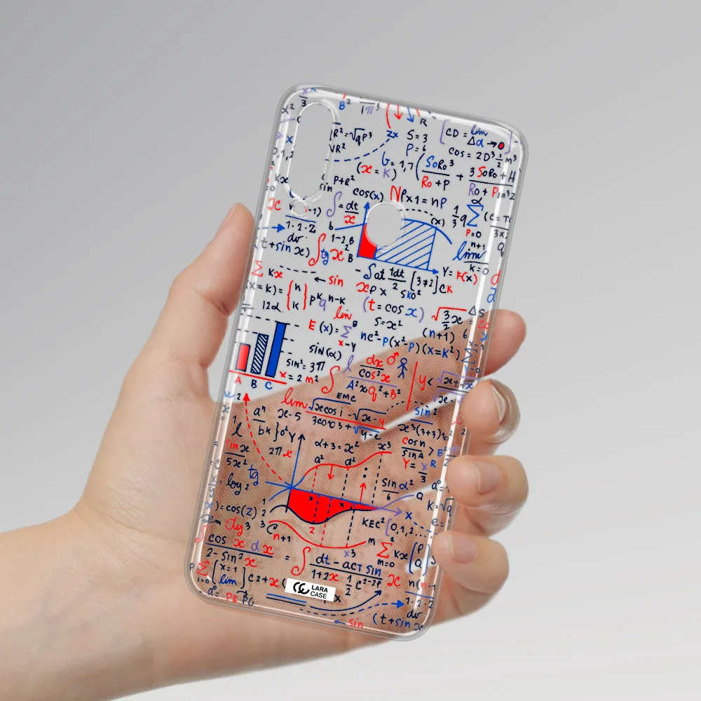 Math Blackboard Samsung A20S Clear TPU Case