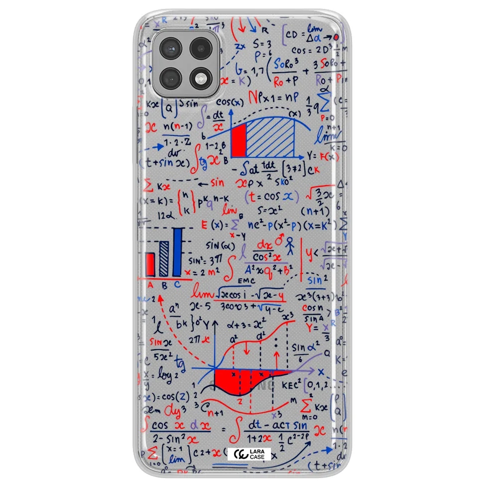 Math Blackboard Samsung A22 5g Clear TPU Case