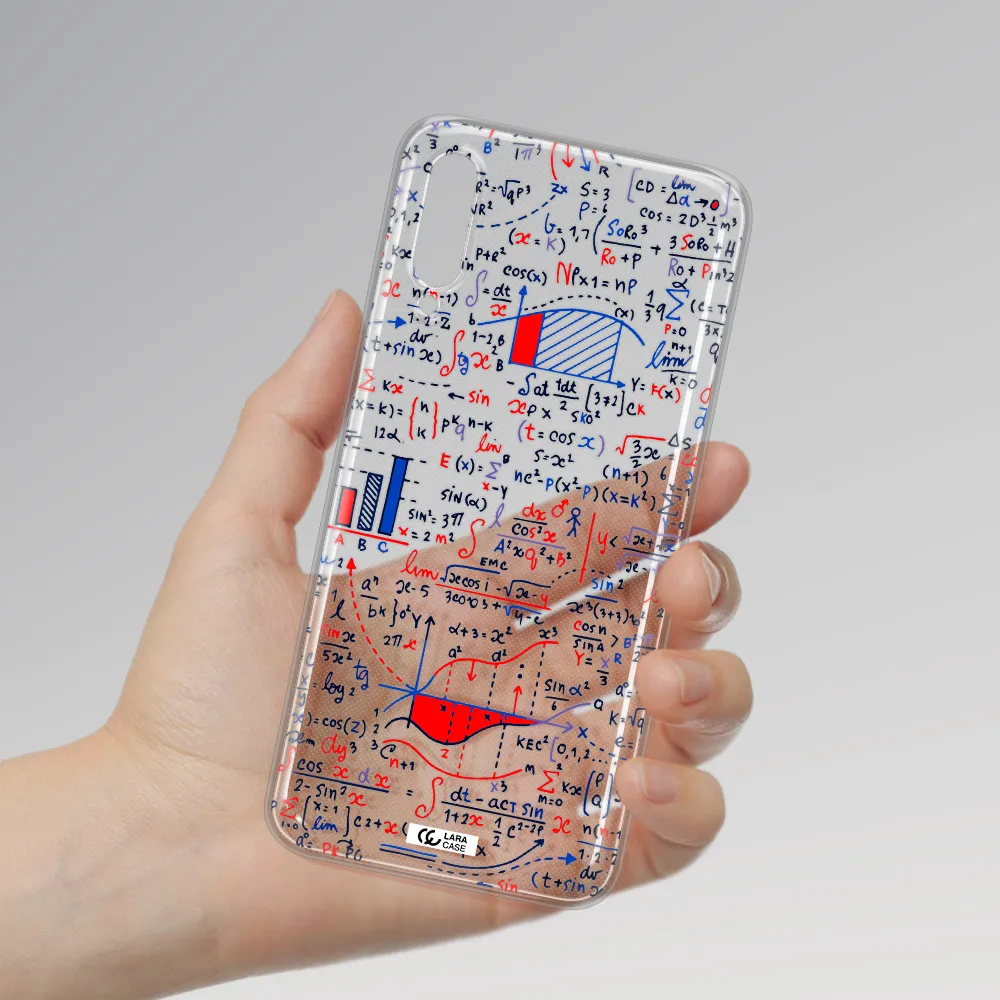 Math Blackboard Samsung A30S Clear TPU Case