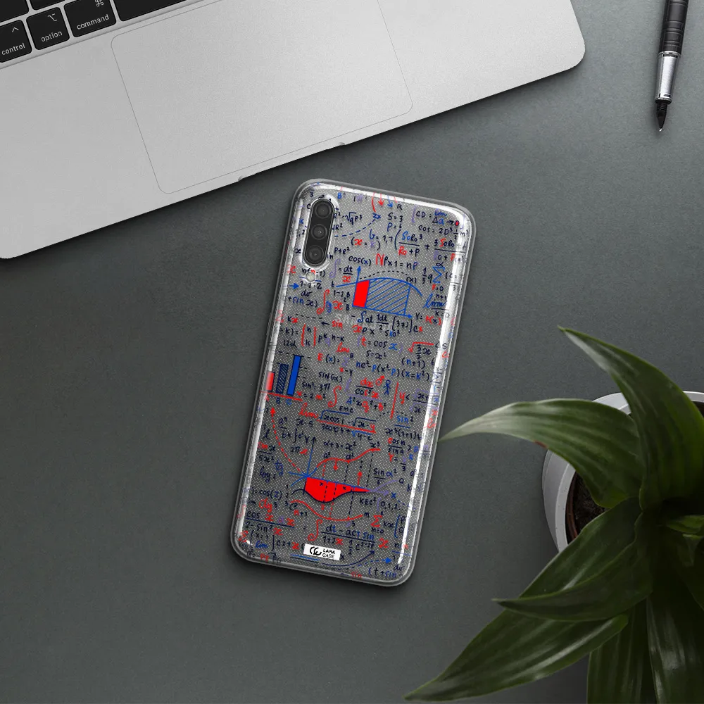 Math Blackboard Samsung A30S Clear TPU Case