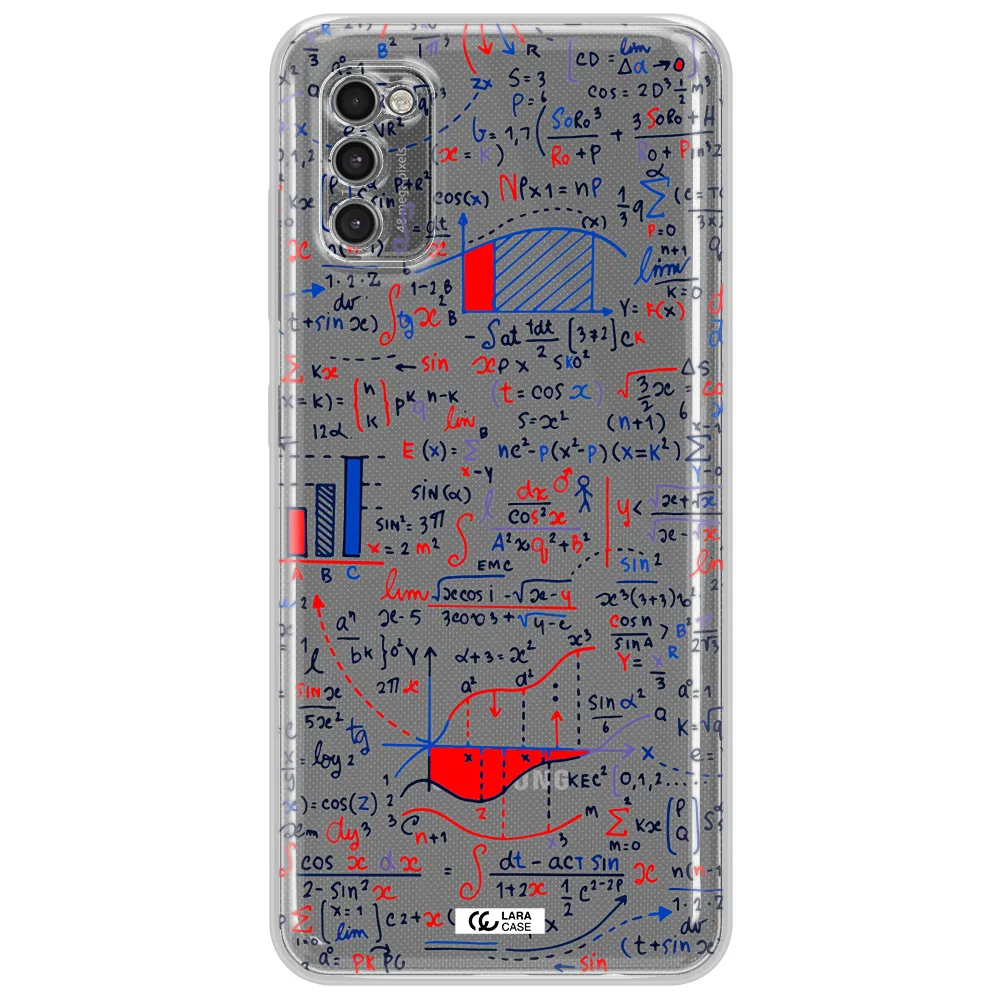 Math Blackboard Samsung A41 Clear Tpu Case