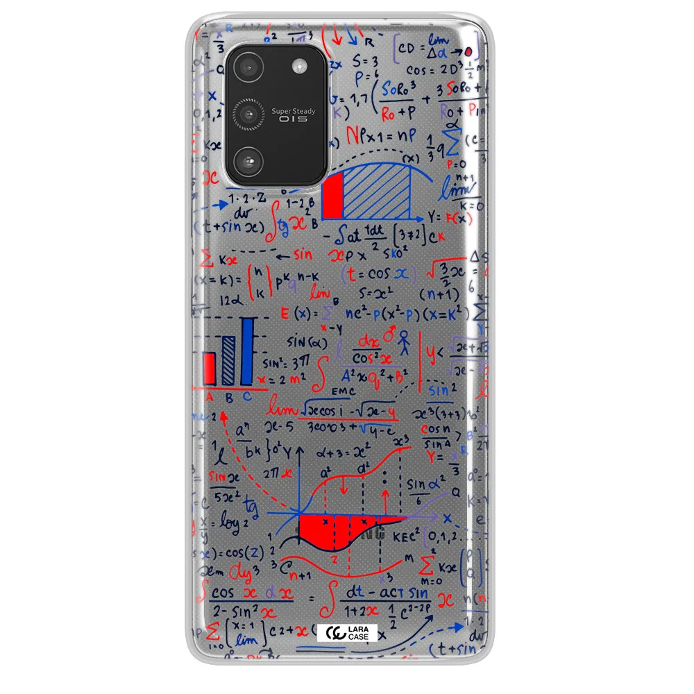 Math Blackboard Samsung A91 Clear TPU Case