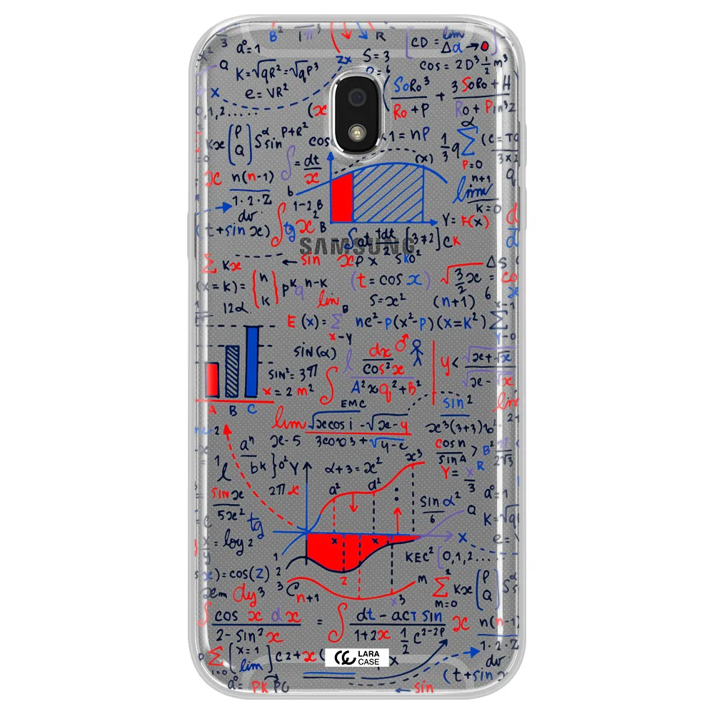 Math Blackboard Samsung J5 2017 Clear TPU Case