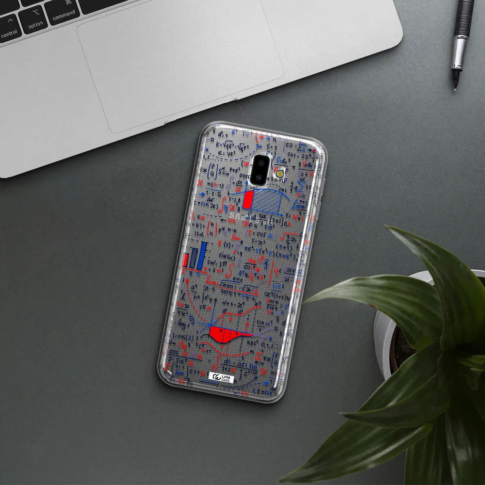 Math Blackboard Samsung J6 Plus Clear TPU Case