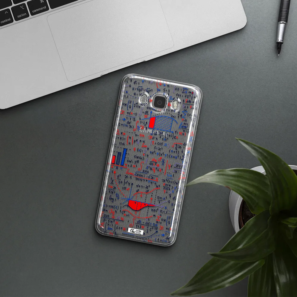 Math Blackboard Samsung J7 2016 Clear TPU Case